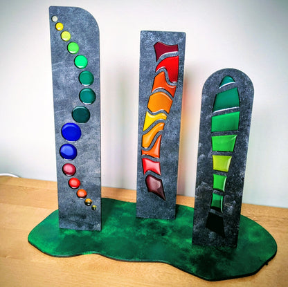 Sculpture Park MDF Template for resin art.