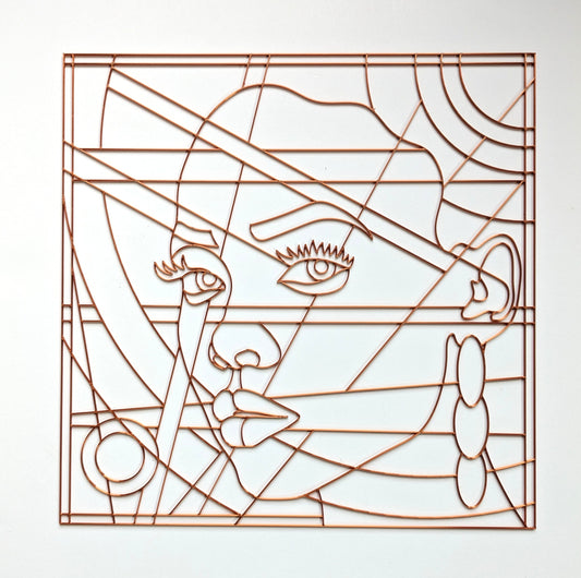 Face Resin Art Template