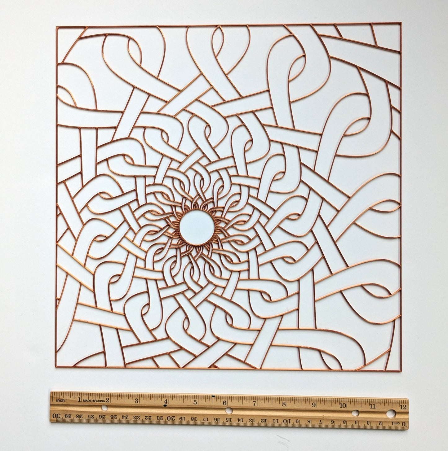 Large Twisted Star Resin Art Template