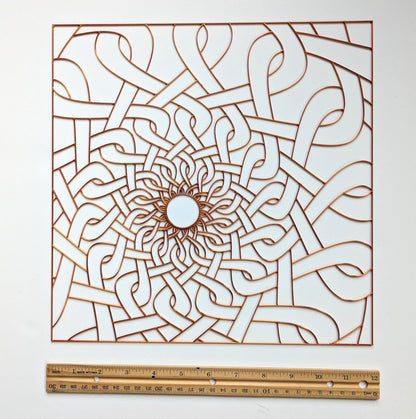 Large Twisted Star Resin Art Template