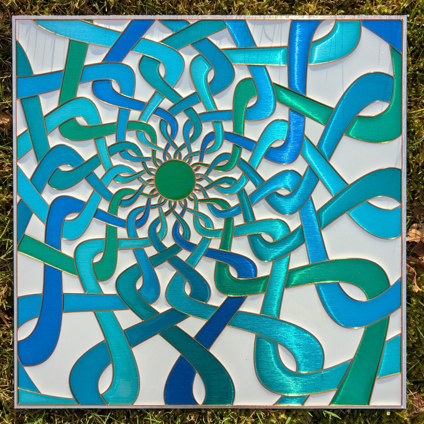 Large Twisted Star Resin Art Template