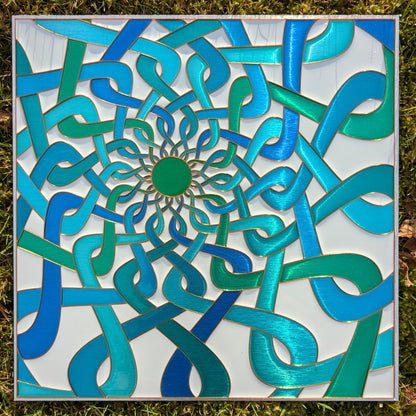 Large Twisted Star Resin Art Template