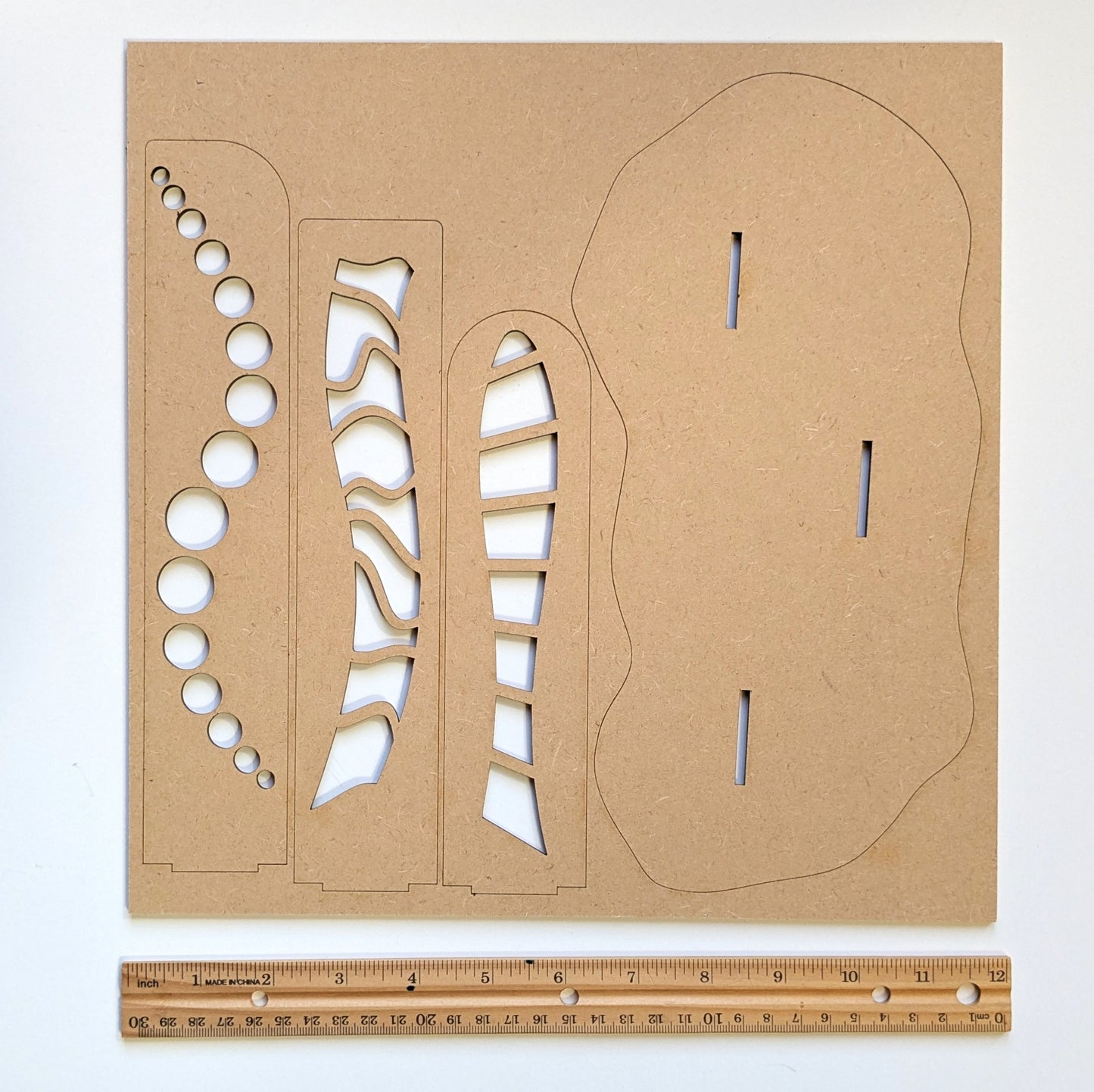 Sculpture Park MDF Template for resin art.