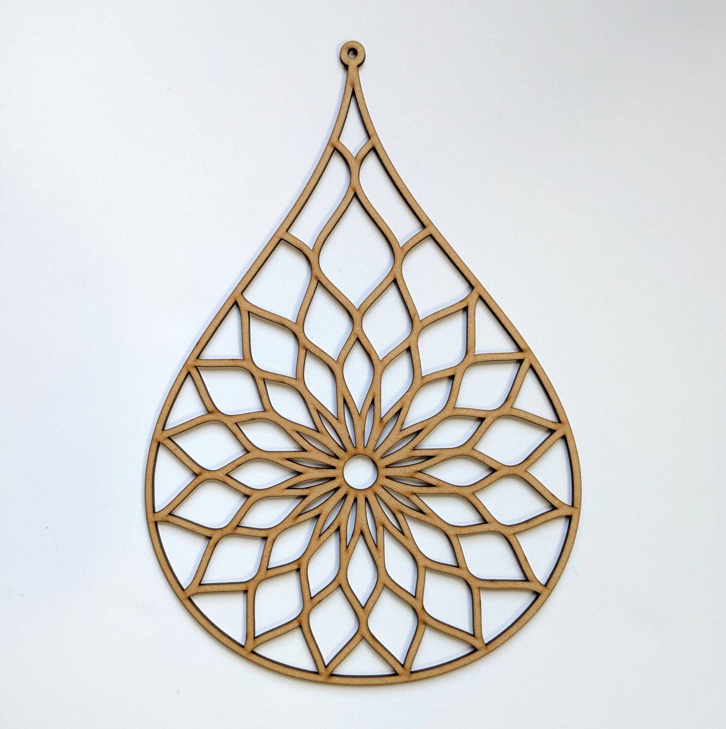 Teardrop MDF Template for resin art