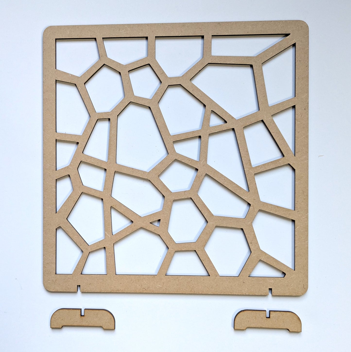 Mudflats MDF template for resin art