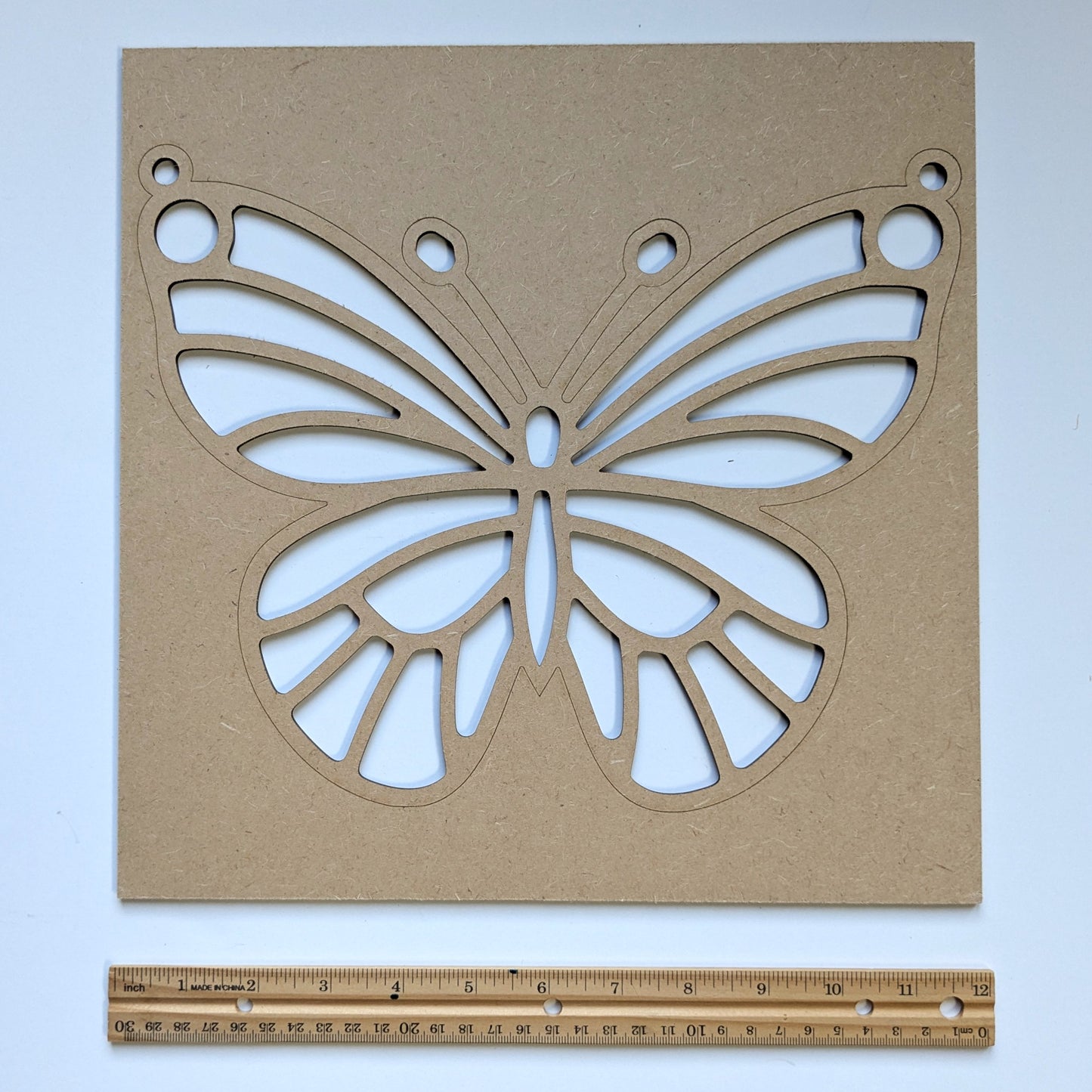 Butterfly MDF template for resin art