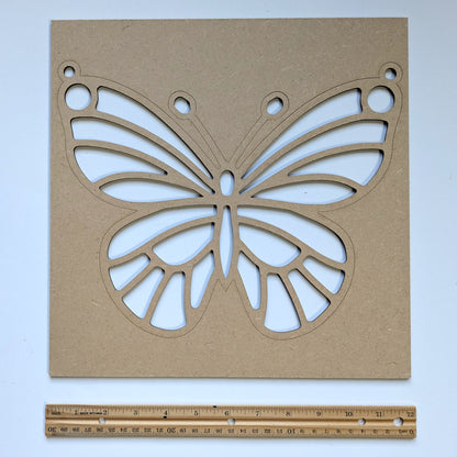 Butterfly MDF template for resin art