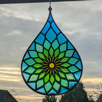 Teardrop MDF Template for resin art