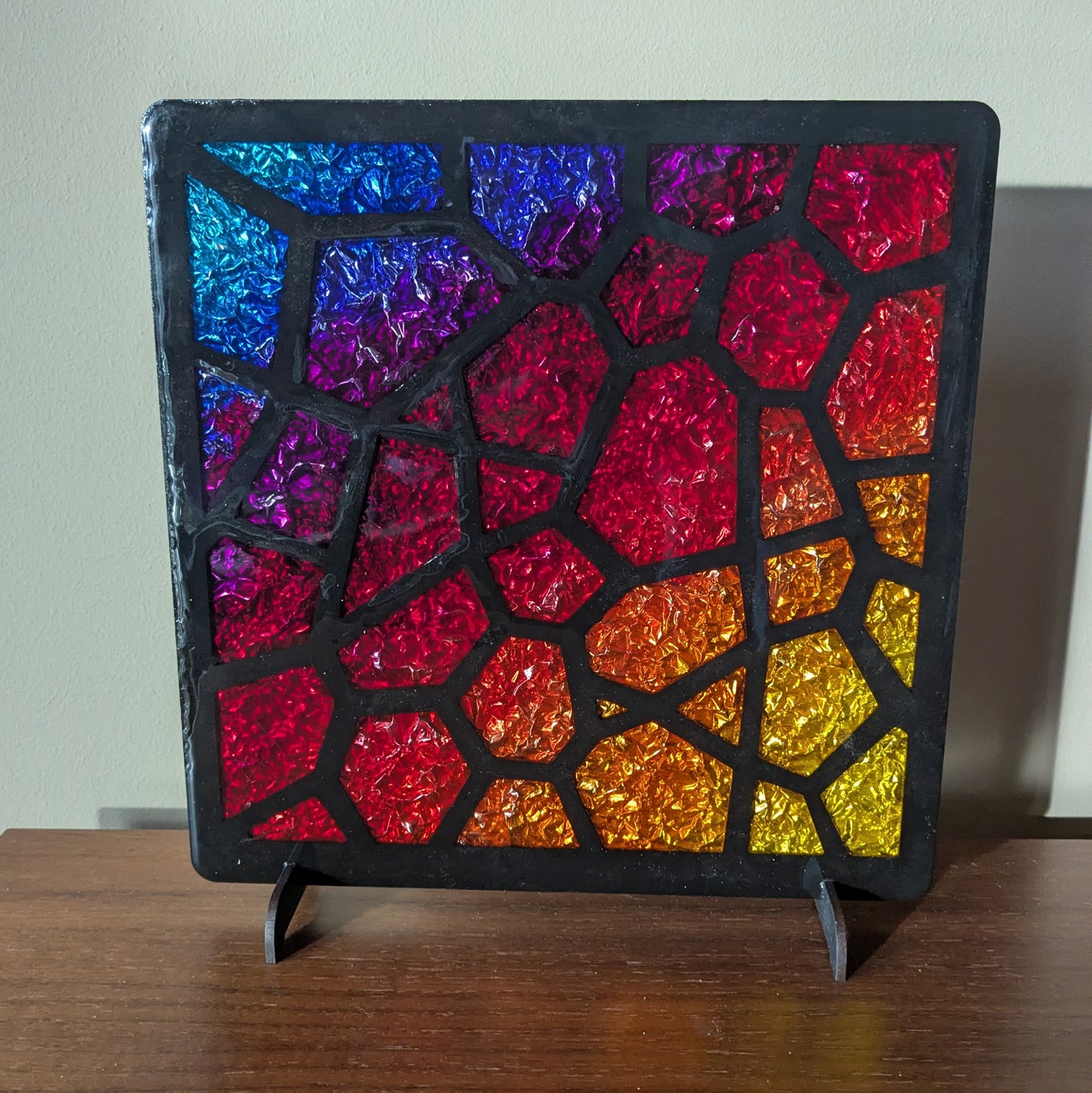 Mudflats MDF template for resin art