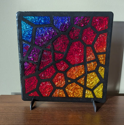 Mudflats MDF template for resin art