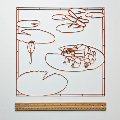 Frog Resin Art Template