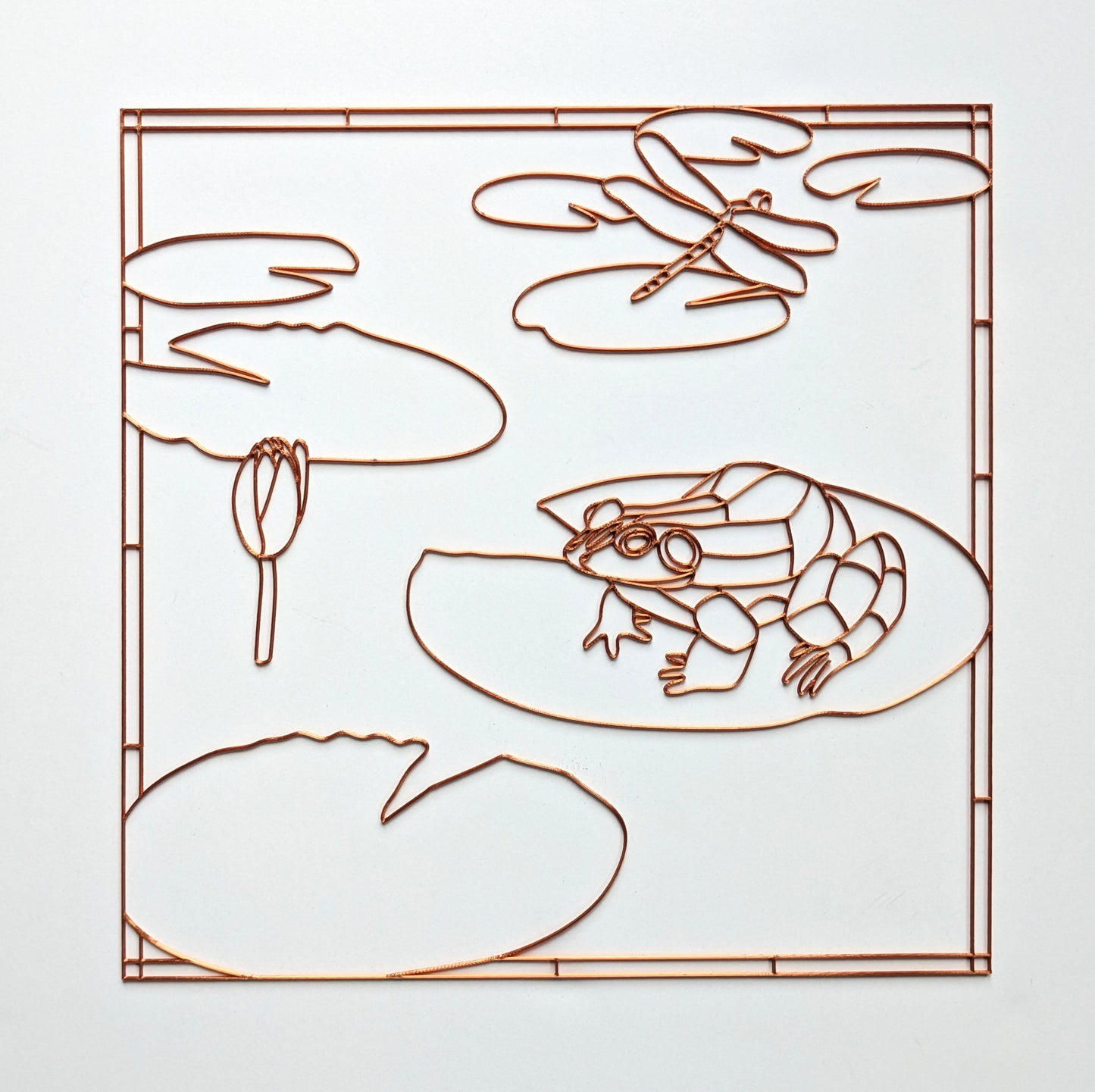 Frog Resin Art Template