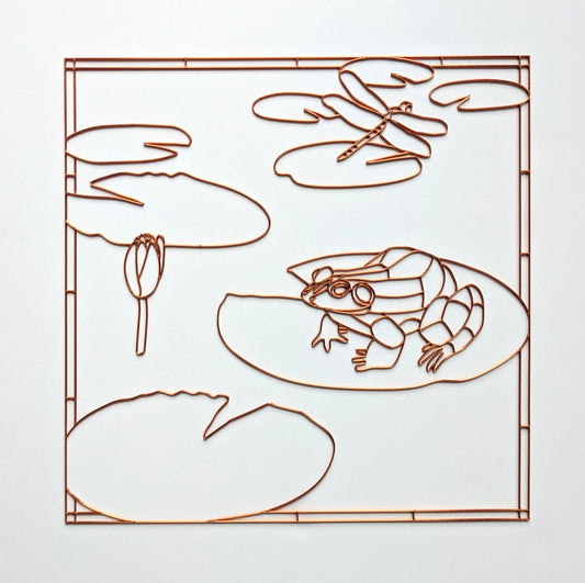 Frog Resin Art Template