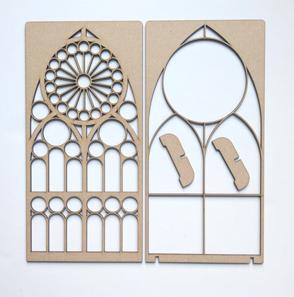 Stained Glass MDF template for resin art