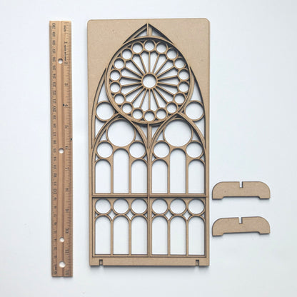 Stained Glass MDF template for resin art
