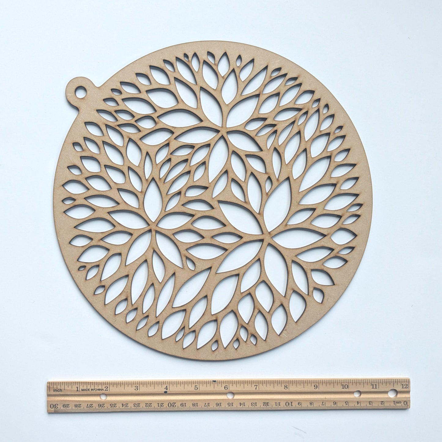 Flowers Suncatcher MDF template for resin art