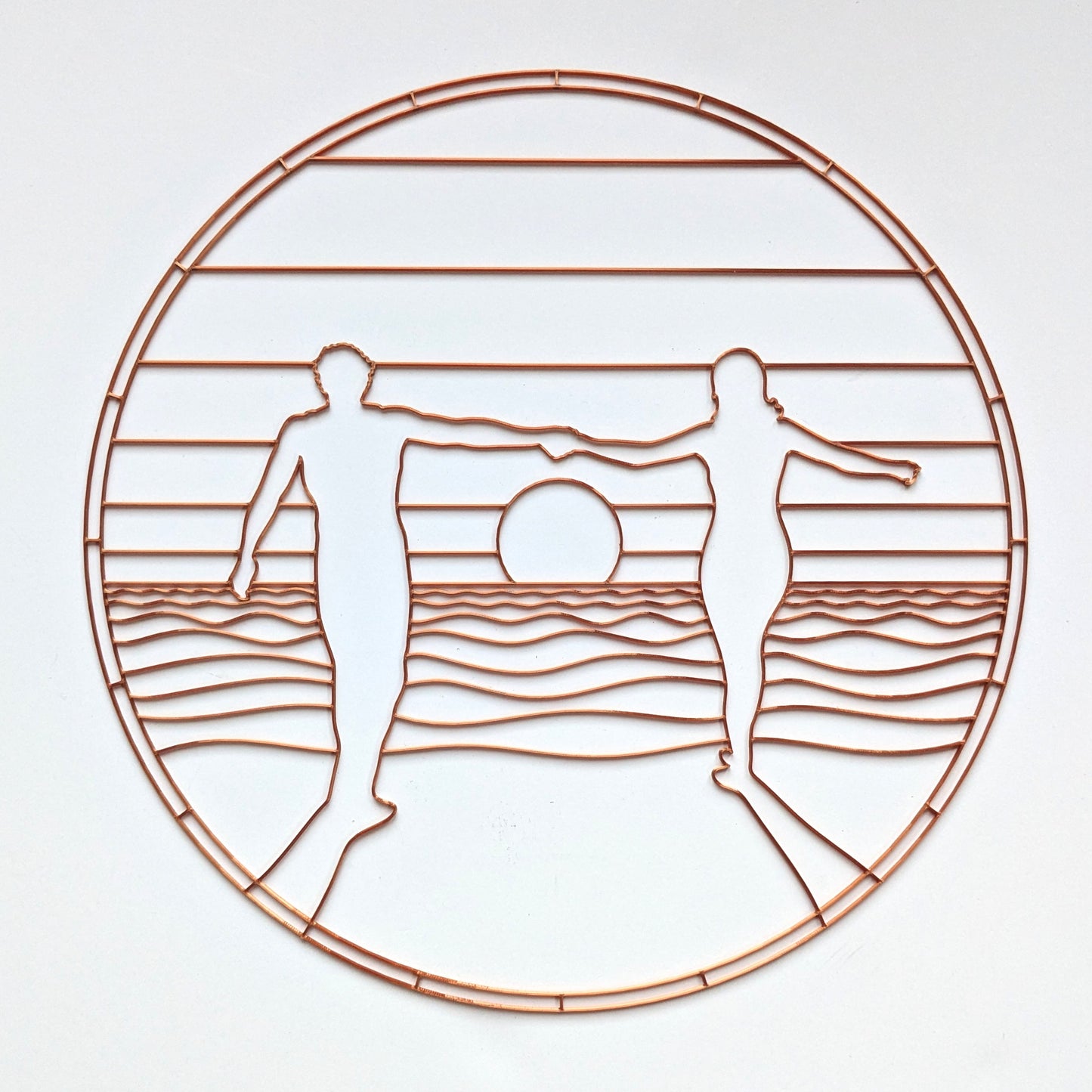 Sunset Silhouette Resin Art Template