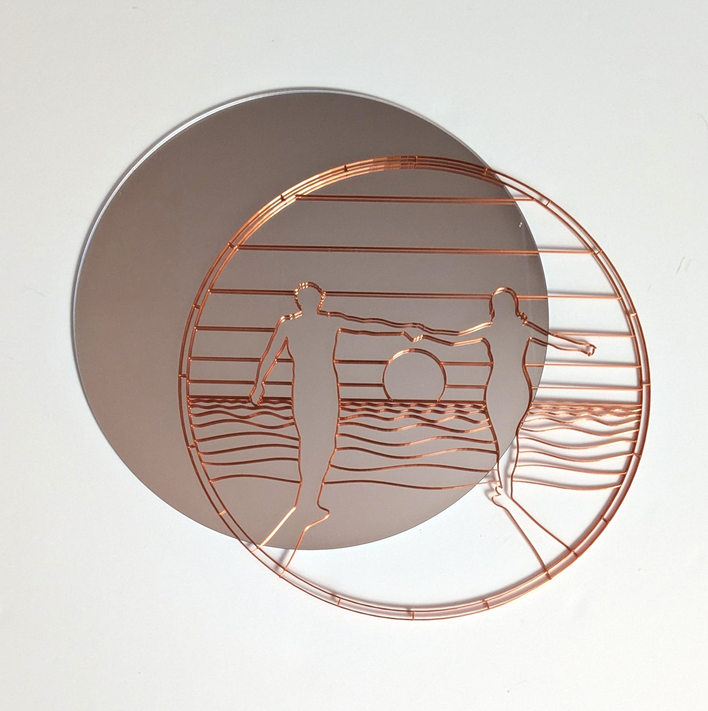 Sunset Silhouette Resin Art Template