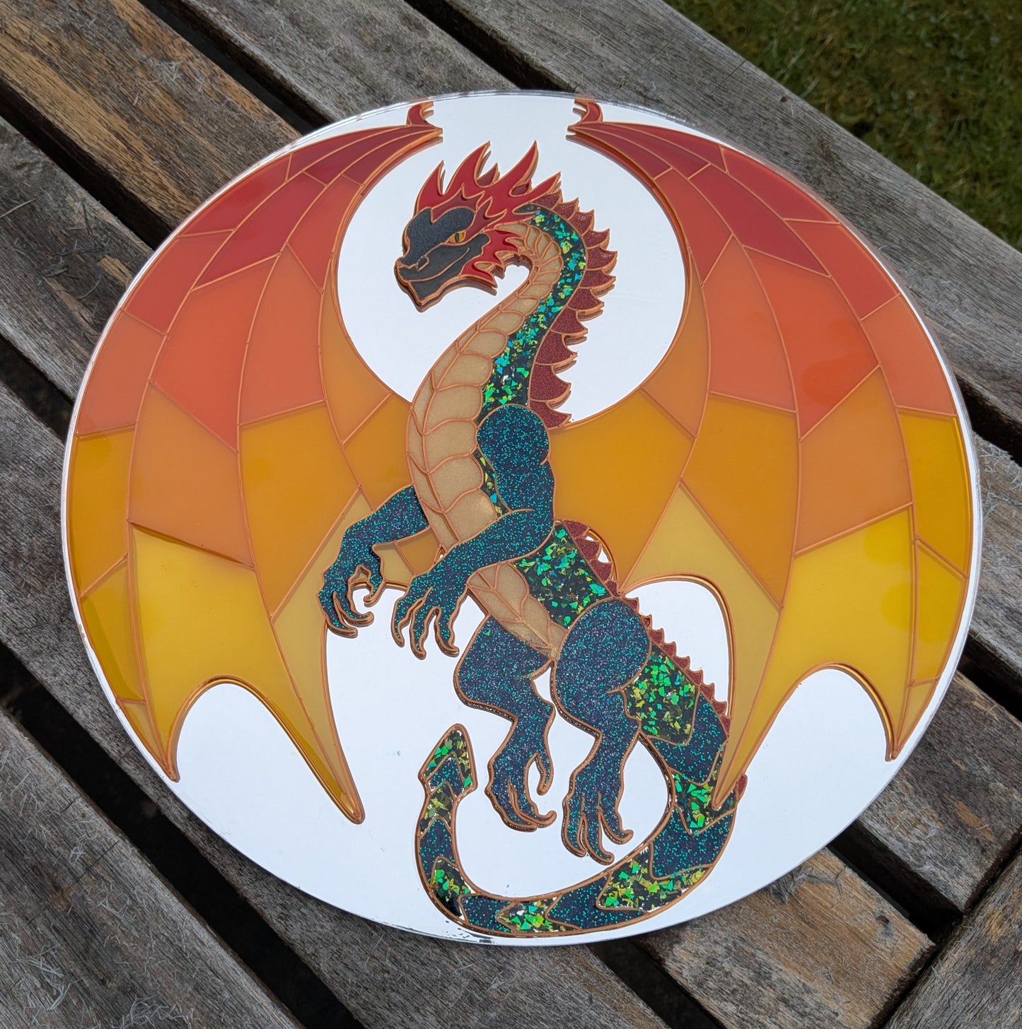 Dragon Resin Art Template