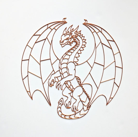Dragon Resin Art Template