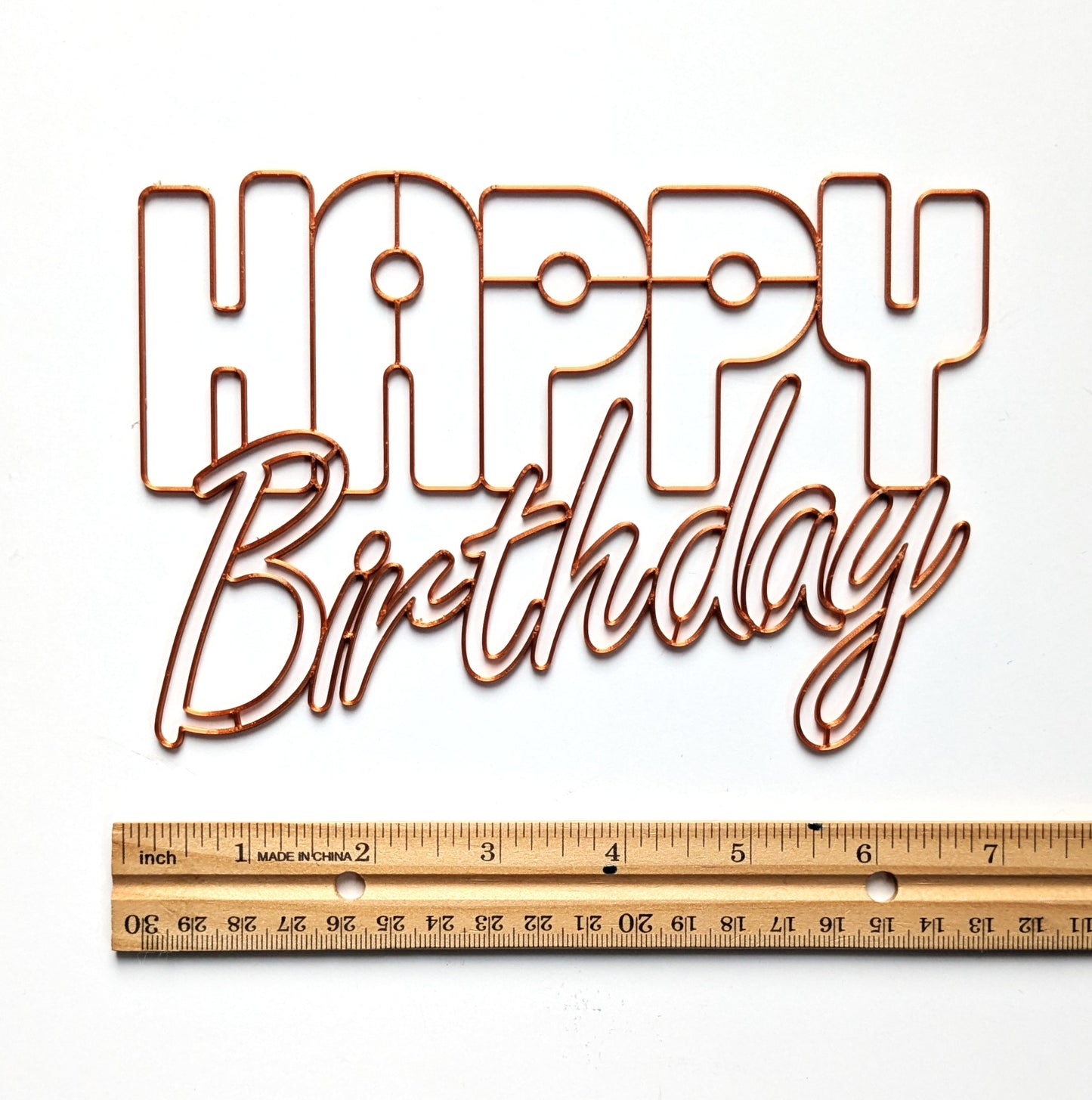 Happy Birthday card resin art template