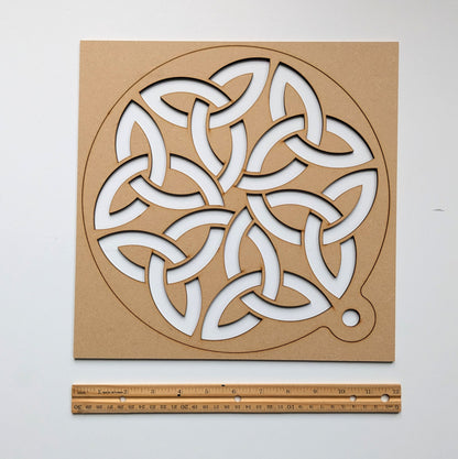 Celtic Knot MDF template for resin art