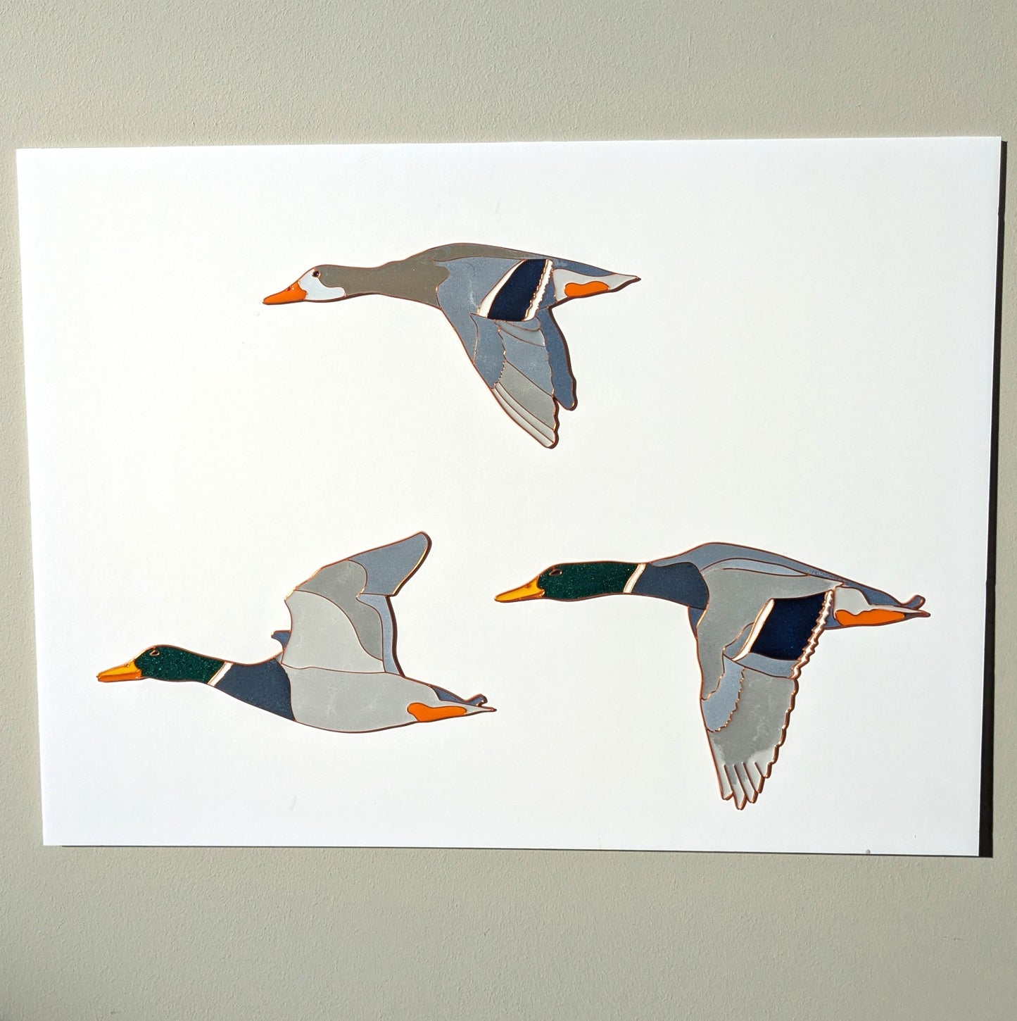 Ducks Resin Art Template