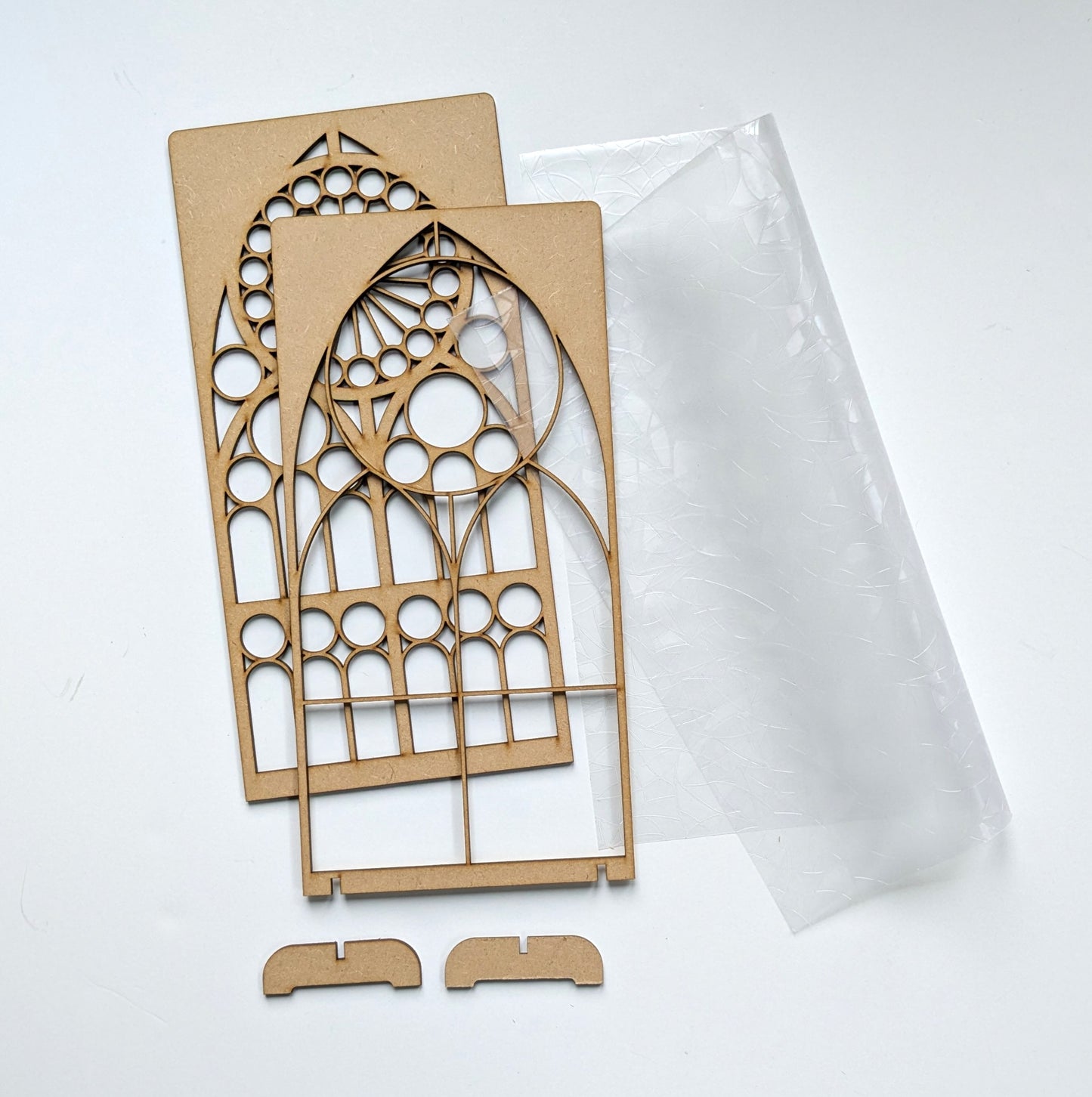 Stained Glass MDF template for resin art