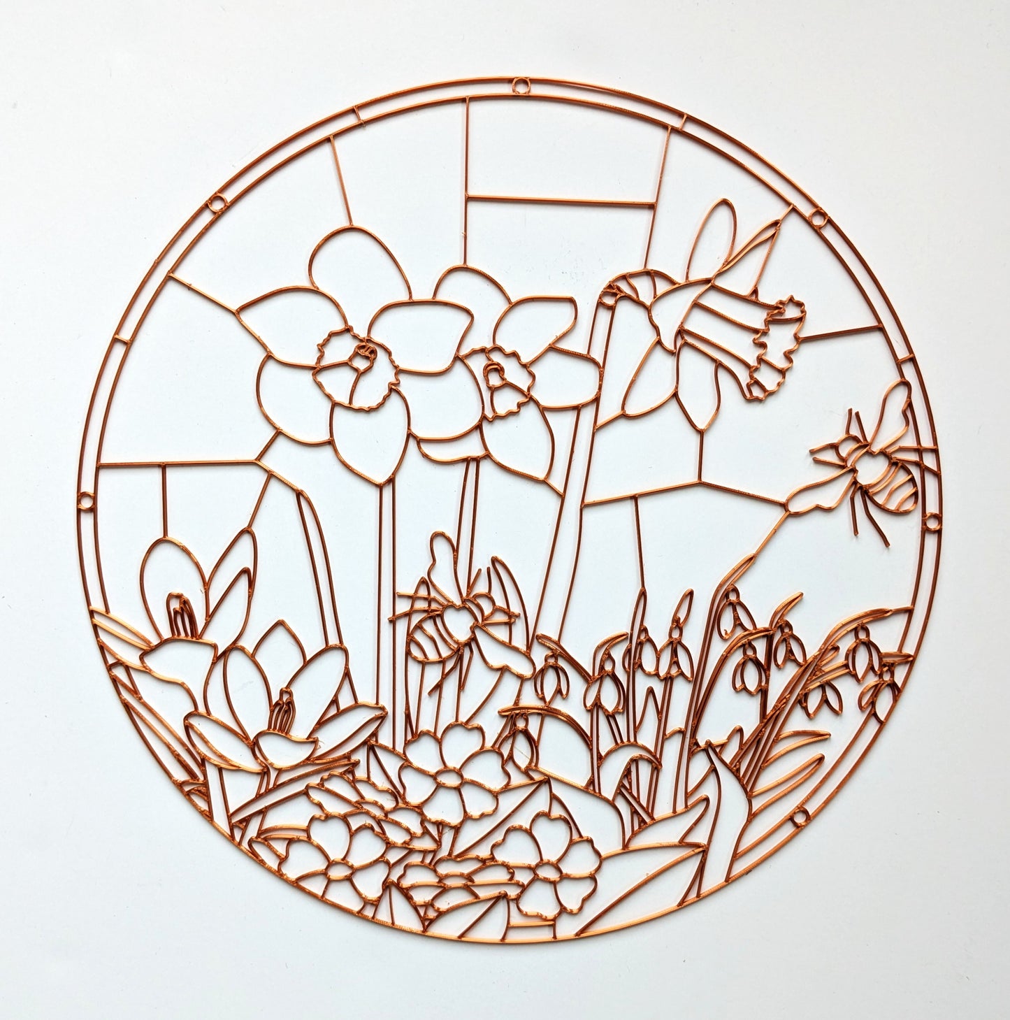 Spring Flowers Resin Art Template