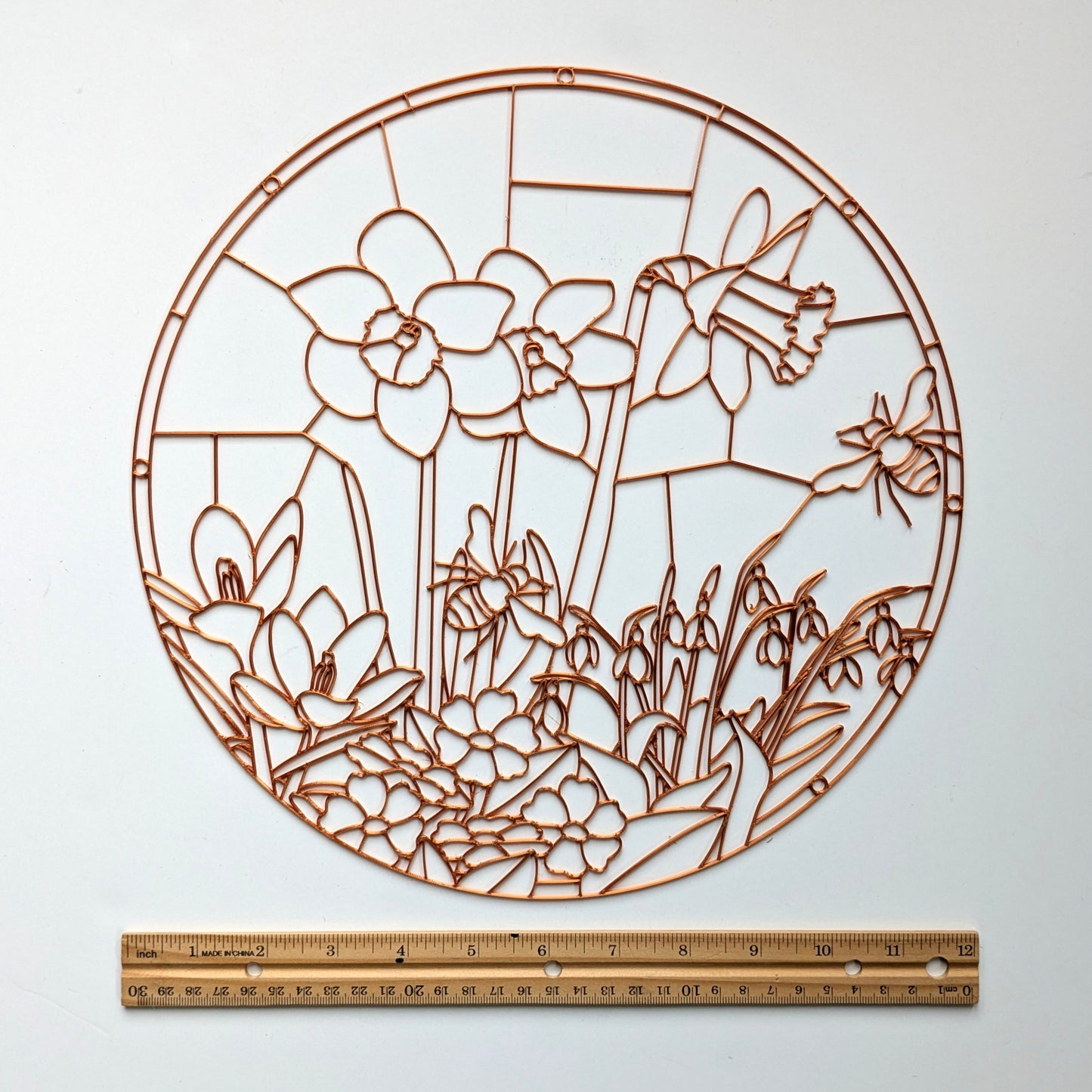 Spring Flowers Resin Art Template