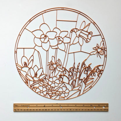 Spring Flowers Resin Art Template