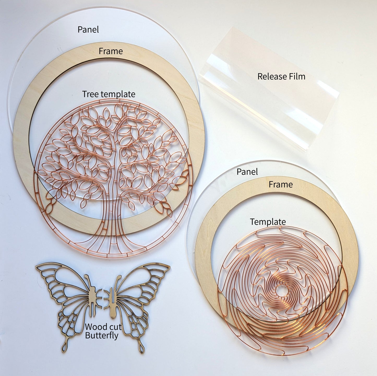Resin Art Templates Sampler Pack A