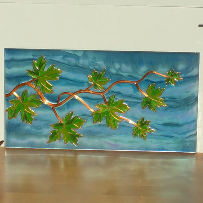 Autumn Leaves Resin Art Template.