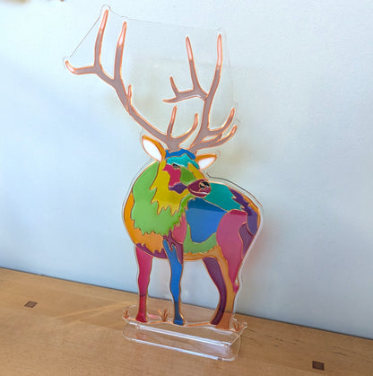 Stag Resin Art Template