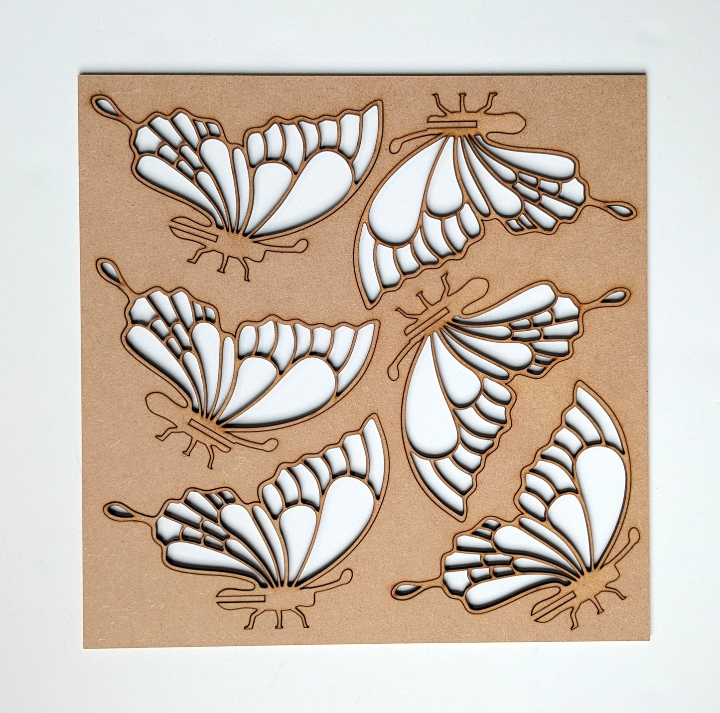 Small Butterflies MDF template for resin art