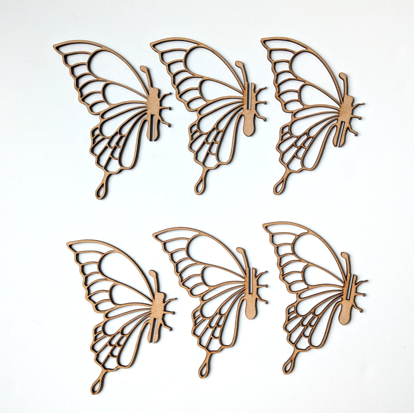 Small Butterflies MDF template for resin art