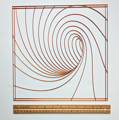 Infinite Spiral resin art template