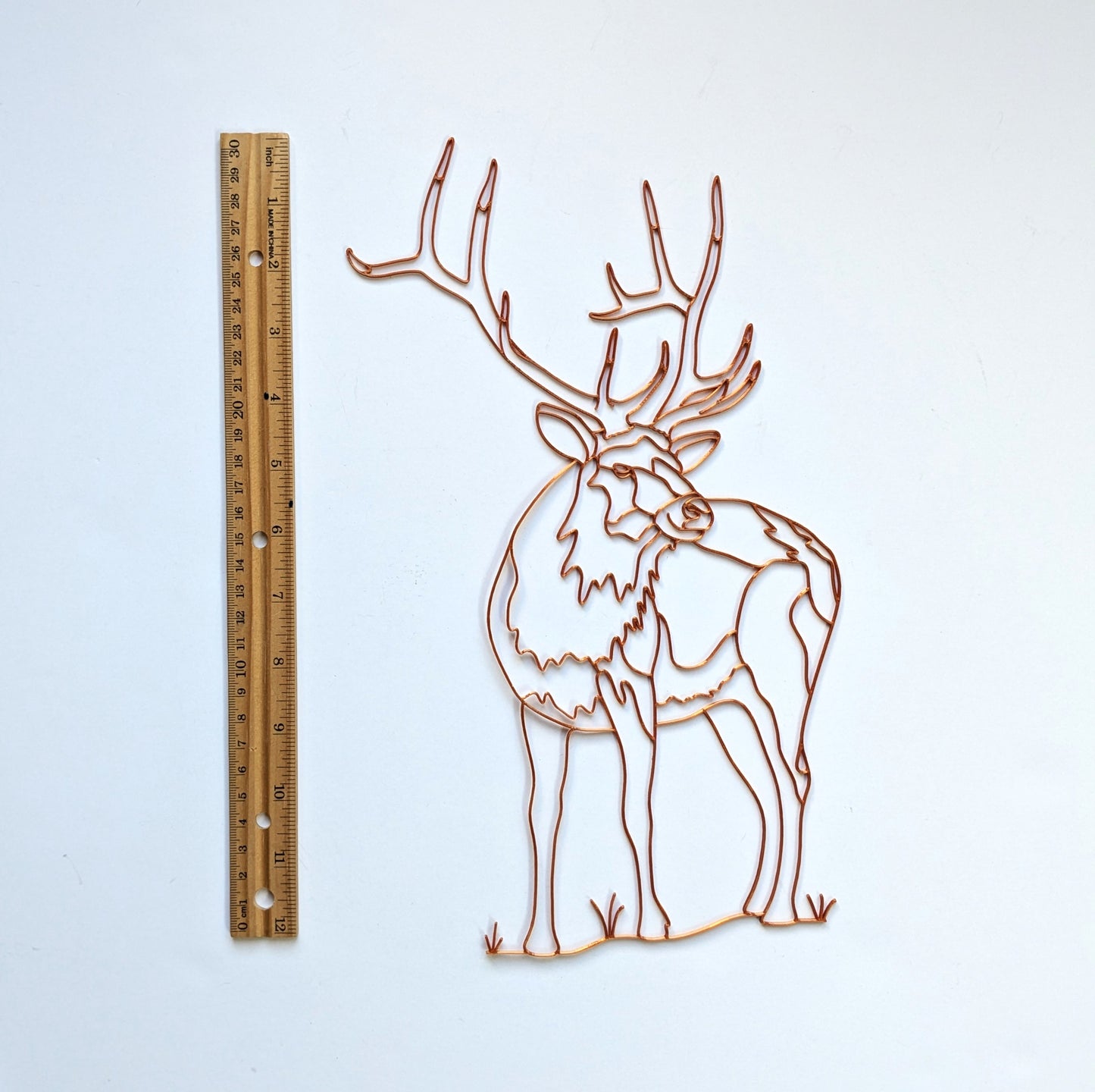 Stag Resin Art Template