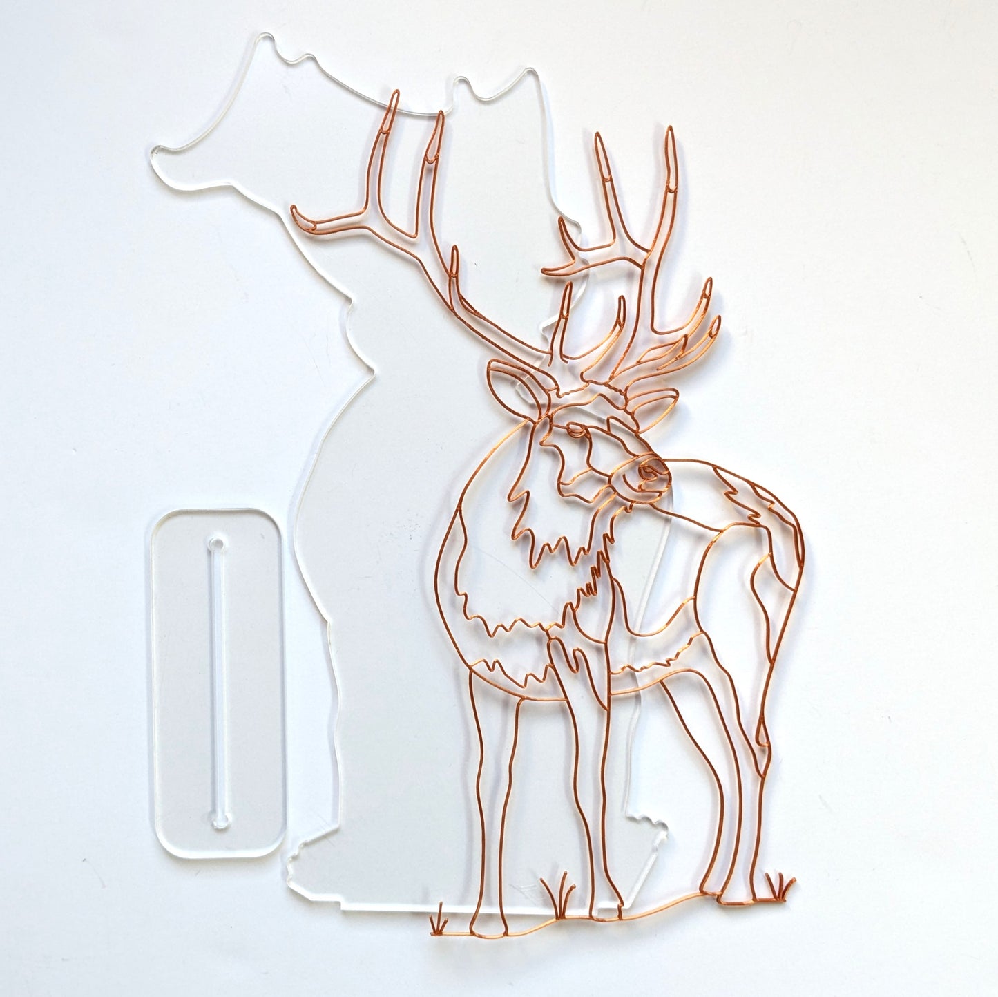 Stag Resin Art Template