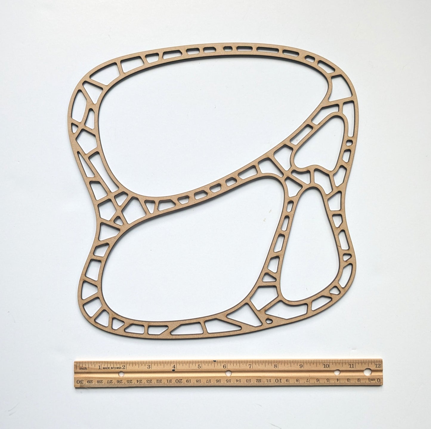 Organic Mirror MDF template for resin art