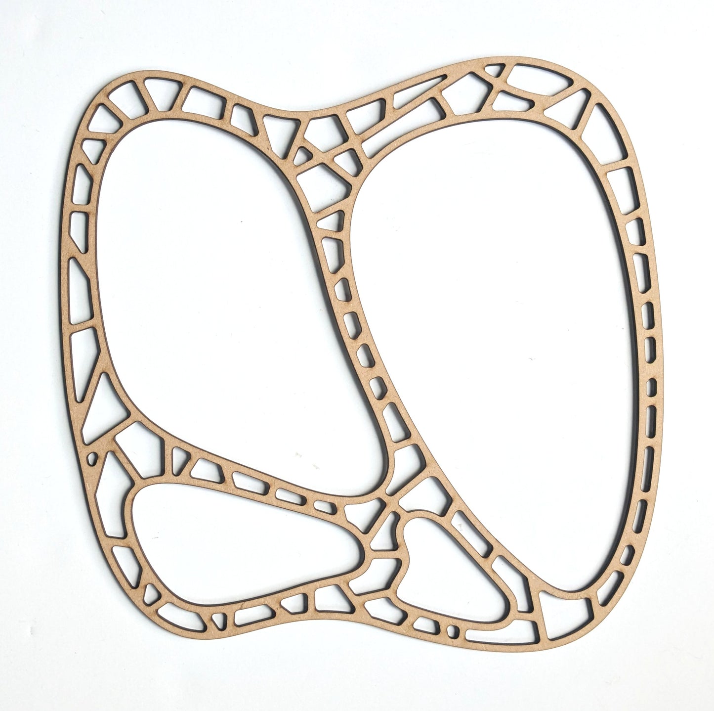 Organic Mirror MDF template for resin art