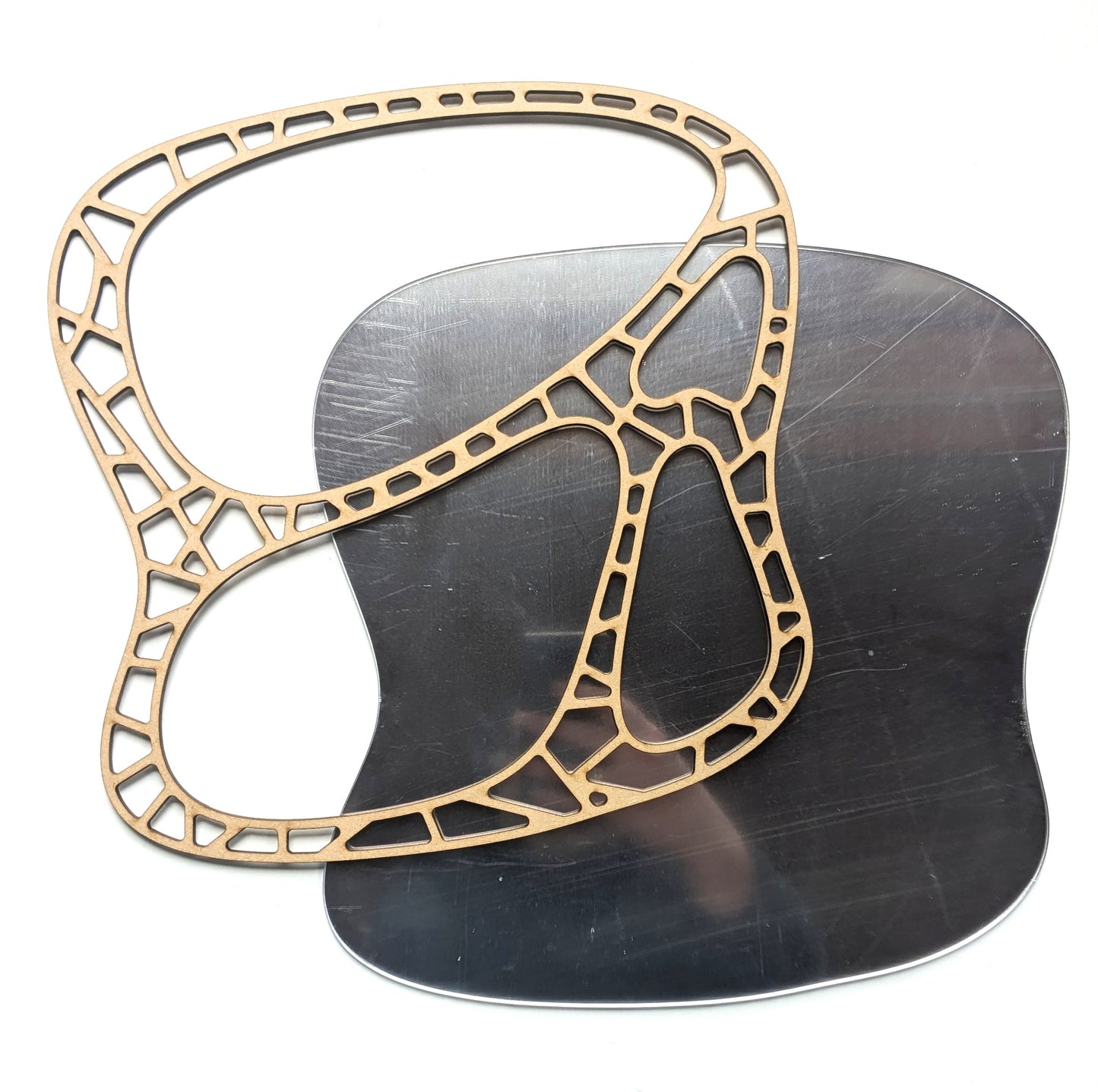 Organic Mirror MDF template for resin art