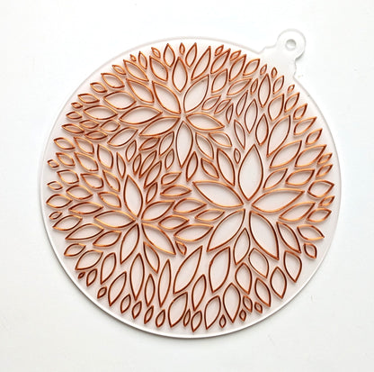 Flower Suncatcher pre-attached Template