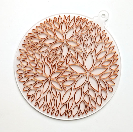 Flower Suncatcher pre-attached Template