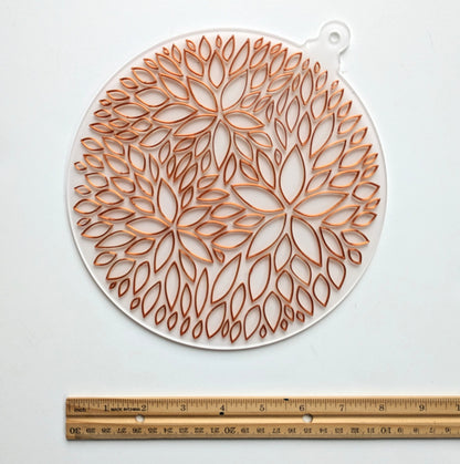 Flower Suncatcher pre-attached Template