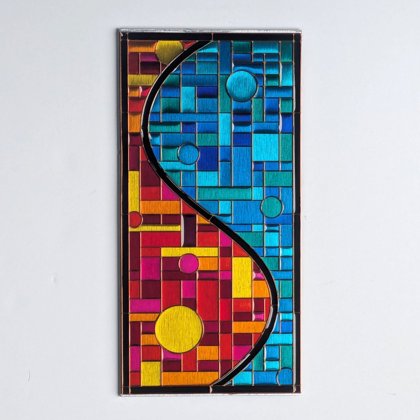 S Grid Resin Art Template