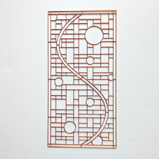 S Grid Resin Art Template