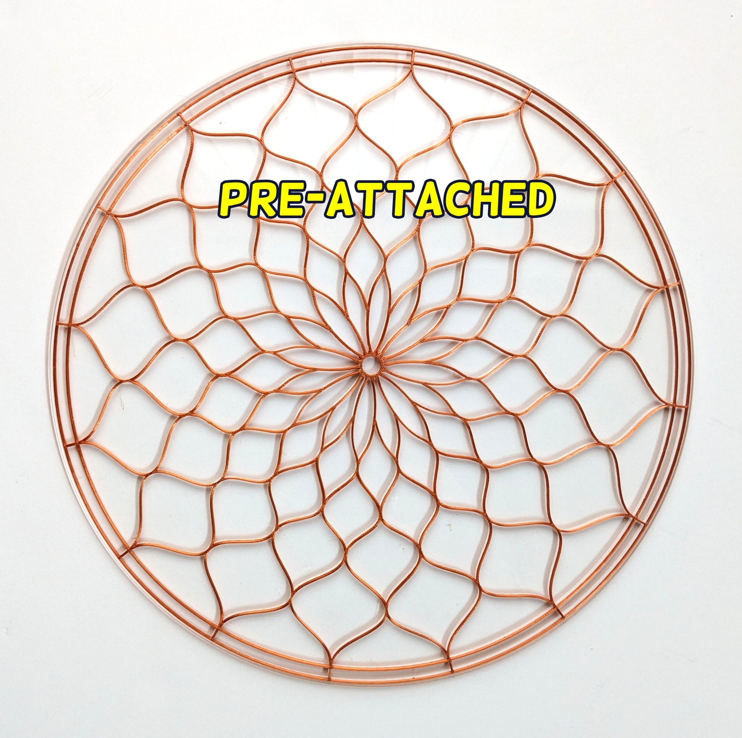 Round Stained Glass Resin Art Template