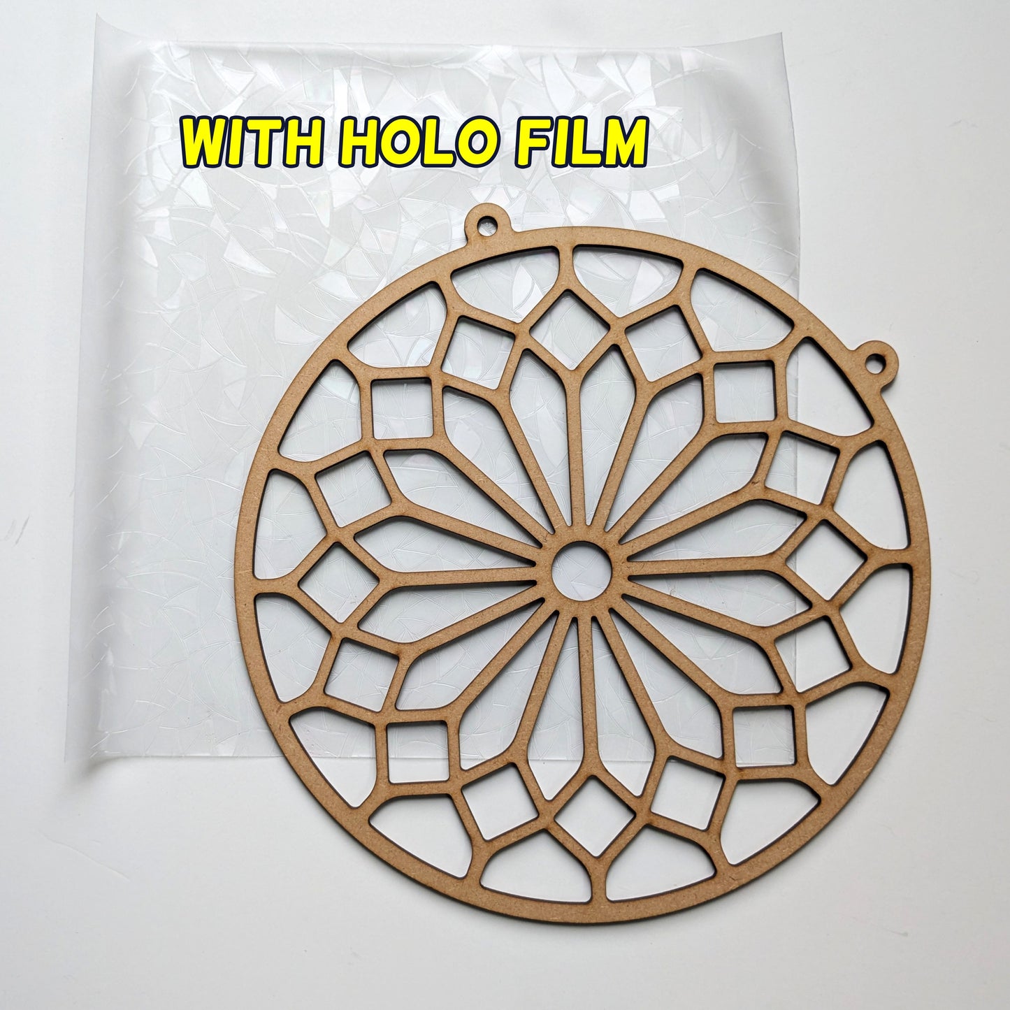 Rose Window MDF template for resin art