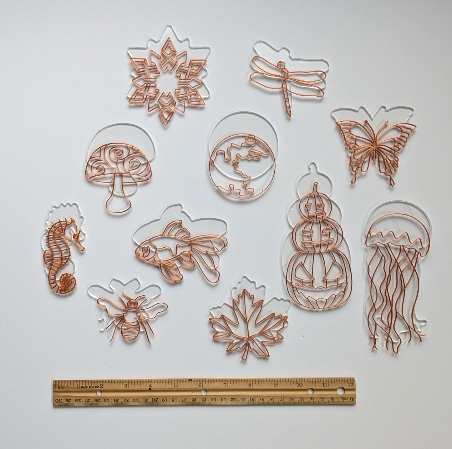 Fridge Magnets Resin Art Templates